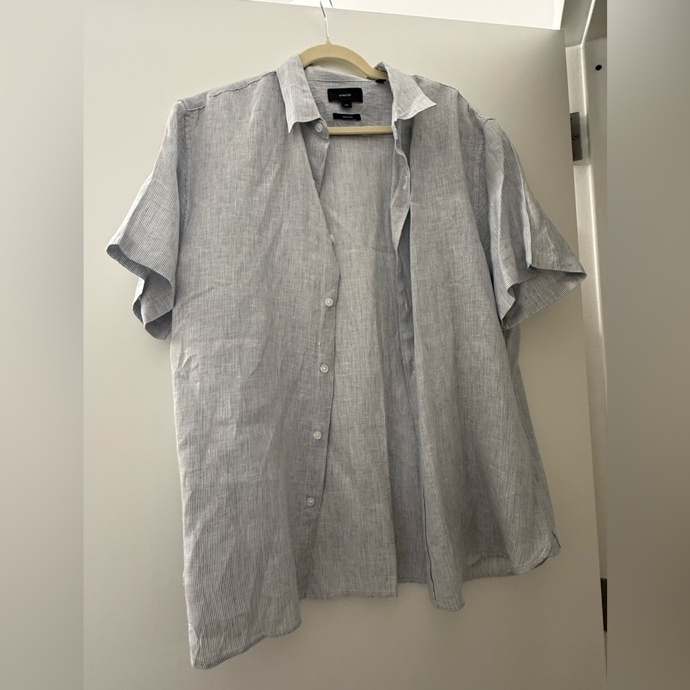 Vince Men’s Linen Button Down